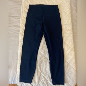 Navy Blue Wunder Under 7/8 length leggings